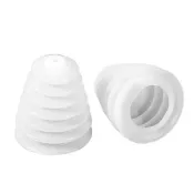 【HOME+】木工集塵器 2入 集塵器 牆壁開孔集塵 開孔罩 圓穴鑽集塵 鑽尾集塵器 B-COVW(集塵蓋 崁燈開孔防塵)