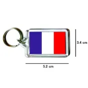 法國 France 國旗 鑰匙圈 吊飾 / 世界國旗