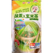 【亞菈小舖】日本零食 宇治森德抹茶玄米茶 三角包 110g【優】