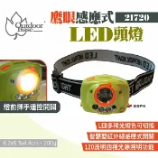 【Outdoorbase】鷹眼感應式LED頭燈 21720 輕巧感應式頭燈 露營燈 遠紅外線頭燈 手電筒 露營 悠遊戶外