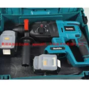 優品優選 日製牧田18vDHR242電錘無刷電錘 三用免出力衝擊電鑽 Makita18v 充電式鎚鑽牧田原廠鋰電電動工具電鎬