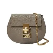 【Chloe’ 蔻依】CHC21SP10094423W 經典Drew系列迷你斜背包/腰包(灰色)