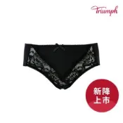 黛安芬-E+大美人系列 高腰內褲 修飾黑