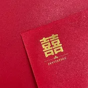 Paper37 現貨快速出貨【正面囍字 西式囍】燙金信封 囍字燙金信封