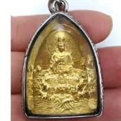 觀音吊墜，佛牌，不含項鍊.招財.財神咒護持+六字真言唵嘛呢叭咪吽+背面可以幫你把名子雷雕刻在上面