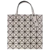 【ISSEY MIYAKE 三宅一生】BAOBAO 亮面方格6x6肩背/手提包(米色)