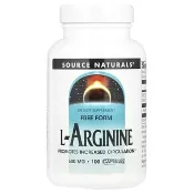 【iHerb】源美, L-精氨酸，遊離態，100 粒膠囊