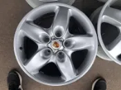 阿傑 原廠鋁圈 18吋 5孔130 保時捷 CAYMAN Cayenne 凱燕 BBS製AUDI Q7 VWTourag
