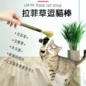 木天蓼拉菲草蟲癭果貓薄荷木天蓼逗貓棒逗貓玩具鈴鐺磨牙啃咬棒[台灣現貨]361