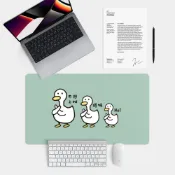 PIXOSTYLE 鴨子 Duck 不想上班大尺寸 電競滑鼠墊 餐墊 辦公桌墊