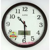 ~小珍妮精品~台灣製造 A-ONE LCD雙顯 掛鐘 同時顯示時間/ 月/日 國曆 農曆 顯示 15吋 TG-0228
