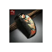 (店+)廠家角木蛟品牌 黃楊木手工製作手繪漆藝梳按摩美發梳子 文創高端梳子 送禮 送朋友