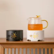 蠟燭溫茶爐小火爐陶瓷煮茶爐暖茶器保溫底座提香器圍爐煮茶烘茶器