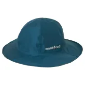 【【蘋果戶外】】mont-bell 送帽繩 1128657 SLBL 石灰藍【女款 / Gore-tex / 50D / 大盤帽】Strom Hat 圓盤帽 GTX 防曬 抗UV 防水帽