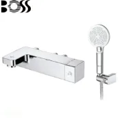 BOSS 台灣製造 101366 低鉛沐浴龍頭 2in1開關把手 日本進口陶瓷閥芯 BHW 三段式按摩蓮蓬頭