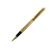 【PLATINUM 白金】雙色筆尖金夾雕花鋼珠筆 WKG-1200(原廠正貨)
