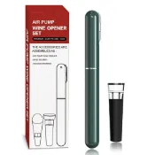 🚛臺灣精品🚛不鏽鋼筆形氣壓開瓶器 紅酒手動開瓶器 葡萄酒針式開瓶器起子