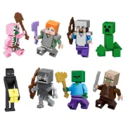 (店+)現貨 Minecraft 公仔套組丨當個創世神麥塊 第三方周邊 積木兼容樂高 史蒂夫 苦力怕 另有積木相框