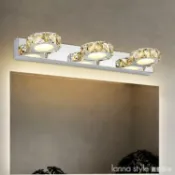 半屋 化妝水晶鏡前燈 衛生間簡約梳妝壁燈浴室鏡櫃專用鏡子燈