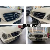 小亞車燈改裝＊全新 賓士 W210 2000年 小改款 改裝跑車大星 水箱柵 水箱罩