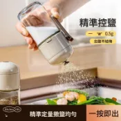 ⚡特價免運⚡優選定量鹽罐調料罐家用玻璃調味瓶罐防潮控鹽瓶廚房調料盒調料瓶擠醬瓶 醬料瓶 擠壓瓶 果醬瓶 調味瓶 調味罐 