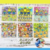 日本直送 M221 小小兵 印花色紙 minions 折紙 剪紙 摺紙 神偷奶爸 美術紙 素材紙 創意手作 單面印刷