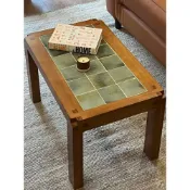 (店+)實木茶几客廳家用復古小茶几咖啡桌小茶臺義大利手工瓷磚茶几DIY