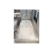 (店+)衛生間單人方形泡澡鑄鐵陶瓷嵌入式浴缸家用小戶型成人搪瓷貝格萊