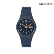 Swatch TRENDY LINES AT NIGHT 經典手錶/男錶/女錶/瑞士製造 SO28I700 (34mm)