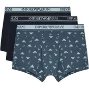 (店+)【EMPORIO ARMANI】阿瑪尼 EA7 SS26 彈性腰帶棉質平角內褲 男款 3條裝