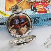 艾斯 懷錶 銀色 動漫 周邊 COS COSPLAY 海賊王 航海王 ONE PIECE