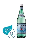 S.Pellegrino聖沛黎洛 天然氣泡礦泉水-寶特瓶(1000mlx12入)