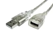 【順發線上購物】(客訂品)Pro-Best USB2.0 A公/A母3M全包鍍鎳頭透明傳輸線 USB連接線
