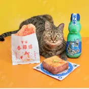 ☆汪喵小舖2店☆ 汪喵星球貓咪玩具 仿真台灣小吃貓草包 貓草玩具 // 香雞排、臭豆腐、彈珠汽水三種造型任選