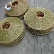 可開票【古裝竹鬥笠】【戲劇道具帽】手工竹編大俠古裝拍戲專用斗笠 - Moon