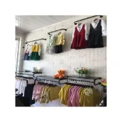 (店+)服裝店展示架上牆組合側掛 男裝女裝貨架壁掛衣架 服裝店童裝側掛架