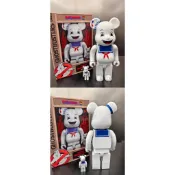 BE@RBRICK 電鍍棉花糖 100％ & 400％ 抓鬼特攻隊 400%+100%