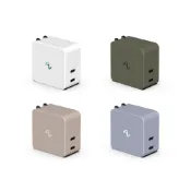 【蝦皮直營】Allite 65W氮化鎵雙孔快充頭 A1 顏色任選 USB Type C 充電器 充電頭 蘋果 安卓