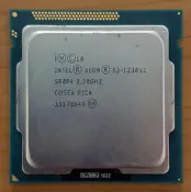 Intel Xeon E3-1230 V2 3.3G、1155、69W、拆機良品、無內顯、效能等同i7-3770、含風扇