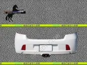 TOYOTA YARIS日規後保桿專用中出後下巴