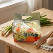 【純素】台灣鹽水意麵 600g — 台南美食推薦・居家防疫必備乾麵正宗鹽水意麵  在地傳統好味道・香Q帶勁・純素可食