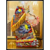 【在地人佛俱】精緻款 紅色龍袍 金彩蔥繡線 神衣 廣澤尊王/天上聖母 媽祖/母娘/王爺 千歲/文財神/粒麟 龍袍 神明衣