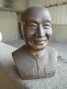 黨政軍眷村-蔣公銅像--蔣總統--蔣主席--老蔣---蔣中正---蔣介石---高16公分-銅製----