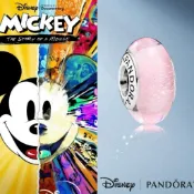 🐘大象屋美妝🌟PANDORA🌟潘朵拉🌟睡美人琉璃🌟迪士尼〈夜光公主〉琉璃系列🌟夜間會發光-QA1