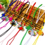 彩色小號中國結 結緣品 迷你DIY飾品配件配飾 香包配件 扇子穗子 車掛中國結半成品