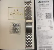 正品 OMEGA歐米茄 海馬計時潛水 Seamaster 300米 21mm 不鏽鋼錶鏈帶 鋼帶 錶帶