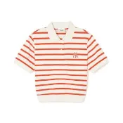 【MLB】女版短版Polo衫 Varsity系列 紐約洋基隊(3FPQV0143-50CRS)