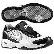 “綠野運動廠“~2011年最新Nike Air Diamond Trainer 白/黑銀標,氣墊教練鞋,練習鞋,賽後鞋!優惠促銷