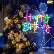 客製化 霓虹燈 標識牌定製 氛圍燈 生日快樂led霓虹燈牌 火鍋酒店氛圍手舉牌裝飾 團建宴會道具