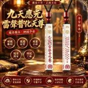 爆款免運🔥優選🔥九天應元雷聲普化天尊吊墜 招財掛件 吉祥納福飾品 傳統文化宗教配飾 隨身佩戴護身掛件 吉祥納福掛墜